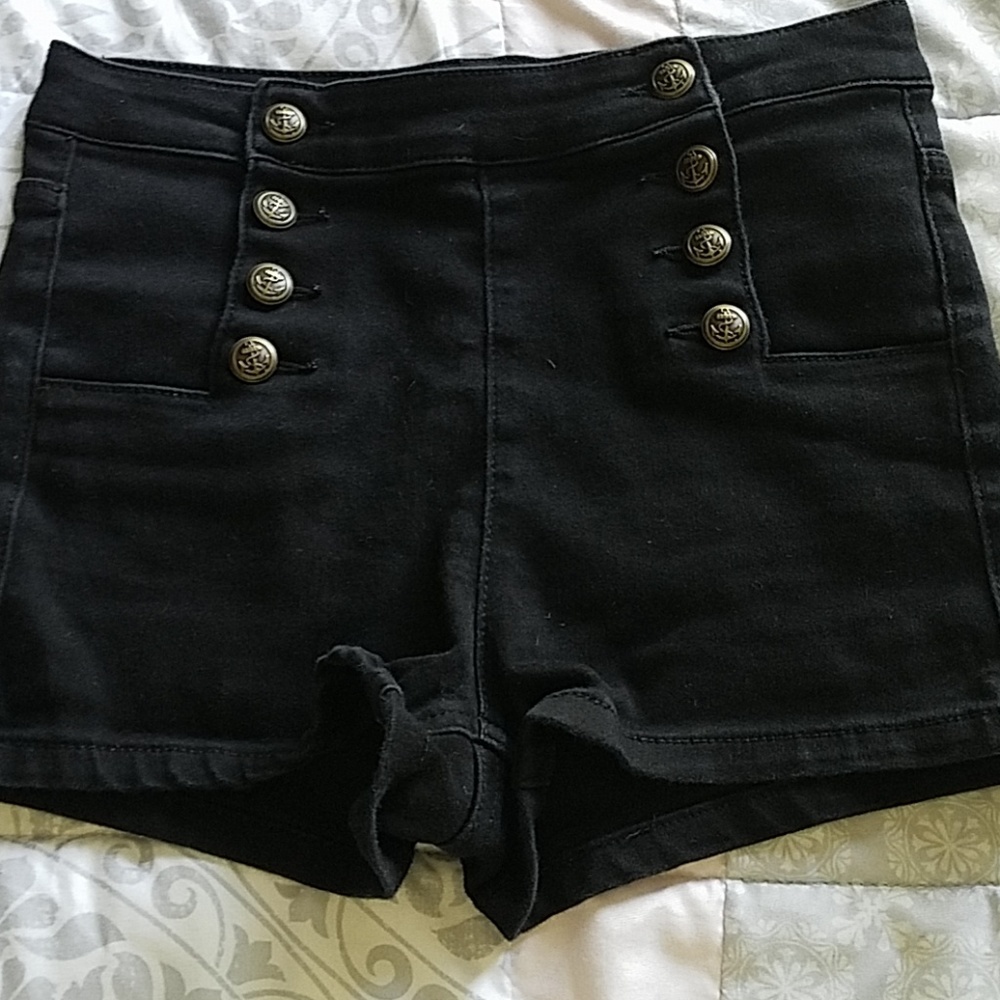 Cute high waisted sailor shorts